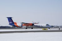 N437QX @ KBOI - Painted with Boise State Logo. - by Gerald Howard