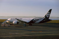 ZK-NZD @ NZAA - Morning dew rests on NZD, before getting ready for service - by Micha Lueck