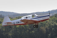G-AWJX @ EDST - Departing the 2016 Hahnweide Oldtimer Fliegertreffen - by alanh