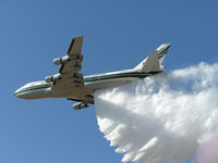 N470EV @ KBOI - Water drop demo. - by Gerald Howard