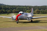 D-INKA @ EDST - Taxying in after arrival at the 2016 Hahnweide Oldtimer Fliegertreffen - by alanh