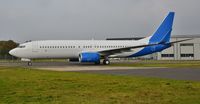 G-JZHL @ EGHH - Jet 2's newest (delivered yesterday) arrives to have titles and logos applied - by John Coates