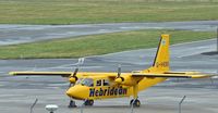 G-HEBS @ EGAC - An unusual and unexpected visitor.  Usually found operating scheduled services around the Western Isles of Scotland. - by Albert Bridge