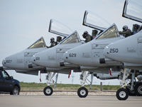 80-0250 @ KBOI - On East De arm pad for pre flight inspections. 190th Fighter Wing, Idaho ANG.
