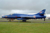 G-BXKF @ EGBP - Hawker Hunter T.7 [HABL003314] (Delta Jets) Kemble~G 02/07/2005 - by Ray Barber