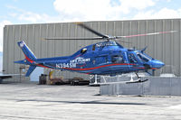 N394SM @ KBOI - Landing at helipad for Lifeflight.