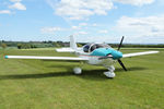 G-BWRO @ X5FB - Europa Tri-Gear, Fishburn Airfield, May 30th 2015, - by Malcolm Clarke