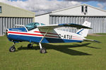 G-ATUI @ X5FB - Bolkow Bo208C Junior, Fishburn Airfield, September 19th 2010. - by Malcolm Clarke