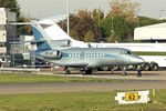 HB-JIN @ EGGW - 2002 Dassault Falcon 900EX, c/n: 107 at Luton - by Terry Fletcher