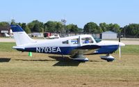 N703EA @ KOSH - Piper PA-28-180 - by Mark Pasqualino