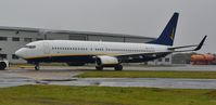 EI-EFW @ EGHH - ex Ryanair off for repaint - by John Coates