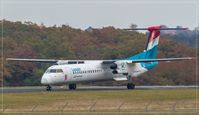 LX-LGM @ EDDR - De Havilland Canada DHC-8-402Q - by Jerzy Maciaszek