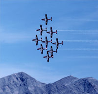 114188 @ KLSV - At the 1997 50th Anniversary of the USAF air display, Nellis AFB.