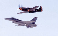 N15FS @ KLSV - At the 1997 50th Anniversary of the USAF air display, Nellis AFB. - by kenvidkid
