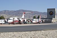 N366AC @ KBOI - Parked on NIFC ramp with Tanker 01 (N473NA). - by Gerald Howard