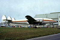 N7777G @ EIDW - Lockheed L-749A Constellation [2553] (Lanzair) Dublin Int'l~EI 16/04/1979. From a slide.