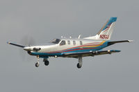 N25GJ @ EBAW - Landing at Antwerp Airport. - by Jef Pets