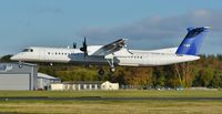 VT-SUT @ EGHH - On delivery still in basic Continental Express colours - by John Coates