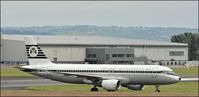 EI-DVM @ EGAC - In Aer Lingus retro livery arriving at Belfast City from Malaga.