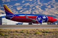N922WN @ KBOI - Takeoff roll on RWY 10L. - by Gerald Howard