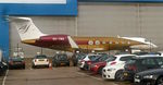 A6-YMA @ EGGW - 2016 Gulfstream Aerospace G550, c/n: 5536 at Luton