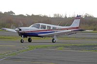 G-BKMT @ EGFH - Saratoga SP, Swansea based, previously N8000Z, seen taxxing following Ferry duties. - by Derek Flewin