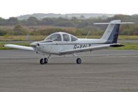 G-XALT @ EGFH - Tomahawk, new addition to the Cambrian Flying Club's Fleet, previously N9651N, OO-TLT, PH-ALT, seen taxxing in out of Bournemouth. - by Derek Flewin