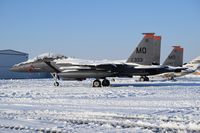 91-0333 @ KBOI - 391st Fighter Sq., Bold Tigers, 366th FW, Mountain Home AFB, Idaho. Parked on Western Aircraft's ramp. - by Gerald Howard