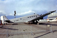 D-CIAK @ EDDL - Junkers CASA 352L [96] (Air Classic) Dusseldorf~D 12/05/1978. From a slide. - by Ray Barber