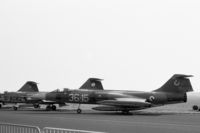 MM6732 @ EHDP - Italian Air Force F-104S (36 Stormo, 12 Gruppo) at the Peel air base, the Netherlands, 1980 - by Van Propeller