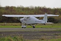 G-ZASH @ EGFH - Ikarus, Gower Flight Centre, seen doing power checks prior to departing runway 28 for circuits. - by Derek Flewin