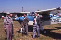 N7042D - Picture taken sometime in the 60's, probably early 60's. Bill Larkin maybe in picture, guy with camera.