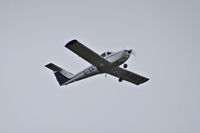 G-XALT @ EGFH - Tomahawk, new addition to the Cambrian Flying Club's Fleet, previously N9651N, OO-TLT, PH-ALT, seen over the Clyne area of Swansea. Taken at 1.5 miles on walkabout camera. - by Derek Flewin