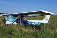 C-GZSZ @ CSS3 - Cessna 152 [152-80809] Les Cedres~C 07/06/2012. Seen here with plastic cover over the engine mounting removed compared to earlier image. - by Ray Barber