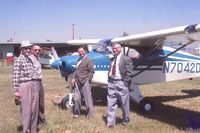 N7042D @ CCR - Bill Larkins Concord Airport. California. 1963? - by Clayton Eddy