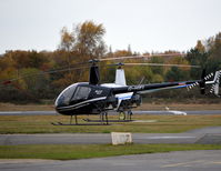 G-HIEL @ EGLK - Robinson R22 Beta at Blackbushe. - by moxy