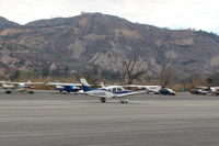 N8308L @ SZP - 1982 Piper PA-28-161 WARRIOR II, Lycoming O-320-D3G 160 Hp, takeoff roll Rwy 22 - by Doug Robertson