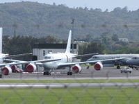 5508 - Just about got through fence - 5505 in foreground.
At Whenuapai - by magnaman