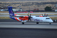 N437QX @ KBOI - Landing roll out on RWY 28R. - by Gerald Howard