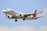 F-HBLH @ LFPG - Embraer ERJ-190LR, Short approach rwy 27R, Paris-Roissy Charles De Gaulle airport (LFPG-CDG) - by Yves-Q