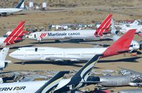 VH-OJI @ KMHV - Qantas B744 in MHV - by FerryPNL