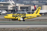 N502NK @ KLAX - Airbus A319 - by Mark Pasqualino