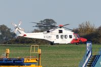 G-CJNV @ EGSH - Ground equipment with a rotary at long distance. - by keithnewsome