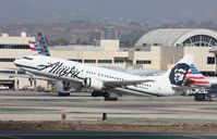 N793AS @ KLAX - Boeing 737-400 - by Mark Pasqualino