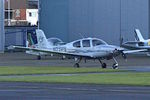N219PM @ EGBJ - 2007 Cirrus SR22 G3 GTS Turbo, c/n: 2756 at Staverton - by Terry Fletcher