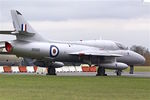 G-BWGM @ EGBP - G-BWGM (XE665/VL-876), 1955 Hawker Hunter T.8C, c/n: HABL003008 at Kemble - by Terry Fletcher