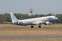 G-FBEF @ LFBD - Embraer ERJ-195LR, Landing rwy 05, Bordeaux Mérignac airport (LFBD-BOD) - by Yves-Q
