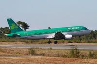 EI-EDP @ LFBD - Airbus A320-216, Landing rwy 05, Bordeaux Mérignac airport (LFBD-BOD) - by Yves-Q