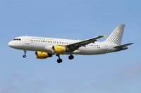 EC-KRH @ LFRB - Airbus A320-214, Short approach rwy 25L, Brest-Bretagne airport (LFRB-BES) - by Yves-Q