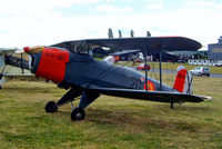 EC-DKX @ EGSX - CASA 1.131E 2000 Jungmann [2016] North Weald~G 19/06/2004. Wears former Spanish Air Force marks of E3B-412. - by Ray Barber